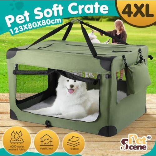 Dog Cat Pet Soft Crate Cage Kennel Carrier Rabbit Puppy Travel Car Carry Bag