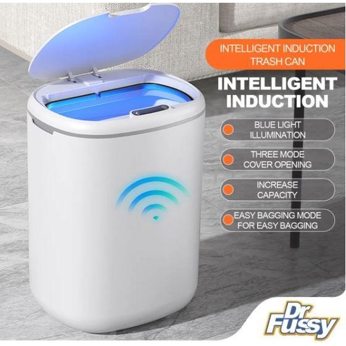 Smart Trash Bin 18L Sensor Rubbish Recycling Waste Bin Automatic Motion Toliet