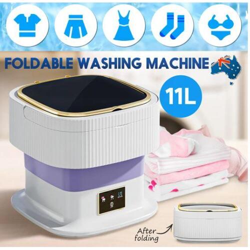 Portable Washing Machine Underwear Semi Auto Domestic for Camping Travel 11L