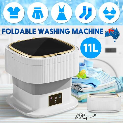 11L Portable Washing Machine for Socks Underwear Washer Foldable Cloth Washer