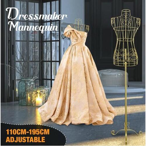 Female Mannequin Wire Dress Form Upper Torso Clothing Model Manikin Dressmaking