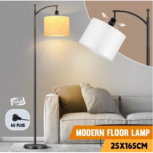 Modern Floor Lamp Corner Standing Lamp Lampshade Reading LED Light Adjustable