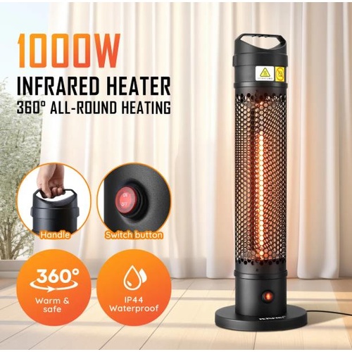 Instant Infrared Heater Electric Space Warmer Under Table Energy Efficient Porta