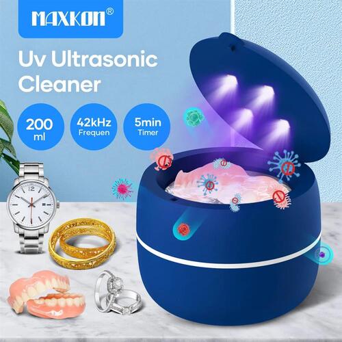 Ultrasonic UV Cleaner Dentures Aligner Retainer Cleaning Device Machine