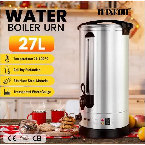 Maxkon 27L Water Dispenser Urn Instant Hot Cold Coffee Maker Tea Kettle Machine