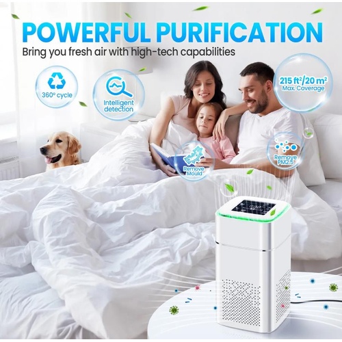 HEPA Air Purifier Cleaner Portable Room Dust Filter Purification System Quiet