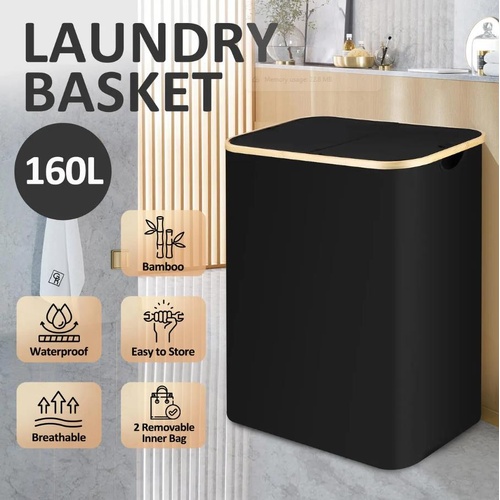 Collapsible Laundry Hamper Basket Washing Clothes Storage Organiser Sorter Bin