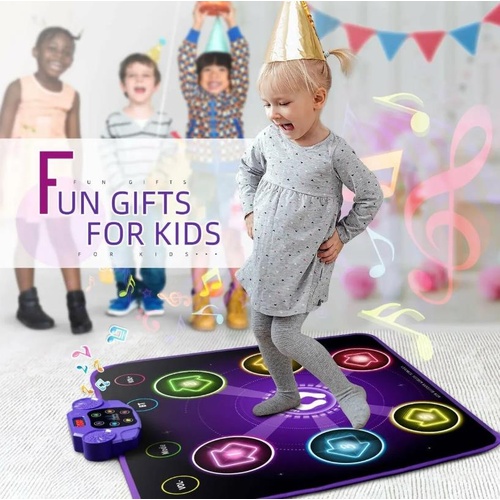 Dance Mat Toys for Kids Dancing Challenge Pad Mat Ages 4 to 12 Year Old Boys Gir
