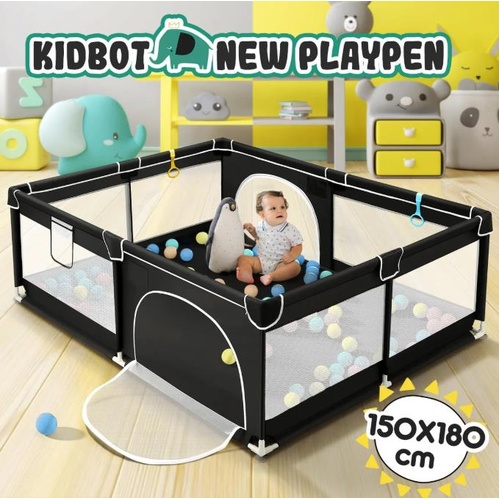 Baby Playpen Fence Safte Gate Pen Activity Centre Playground Enclosure Barrier