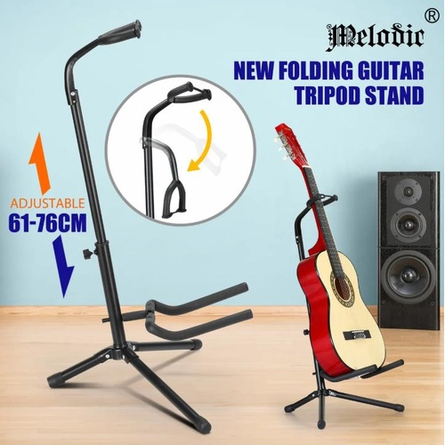 Folding Guitar Stand Bass Tripod Universal Electric Acoustic Floor Holder Rack