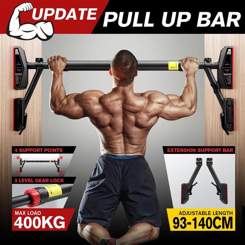 Pull Up Bar Push Chinup Situp Door Horizontal Shoulder Fitness Abs Workout Exerc
