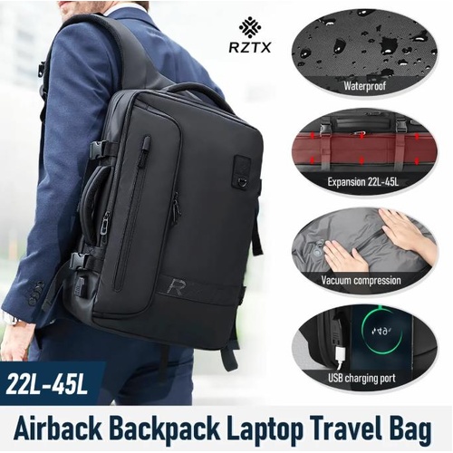 Vacuum Compression Travel Backpack Vacpack Backpack Laptop School Bag Rucksack