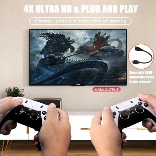 Console Retro Game 256G Nostalgia Stick Plug Play Video 50000+ Games Dual 2.4G W