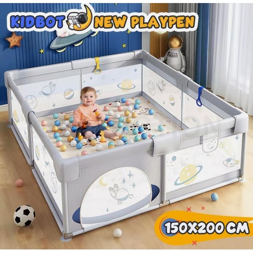 Baby Playpen Fence Safte Gate Pen Activity Centre Playground Enclosure Barrier