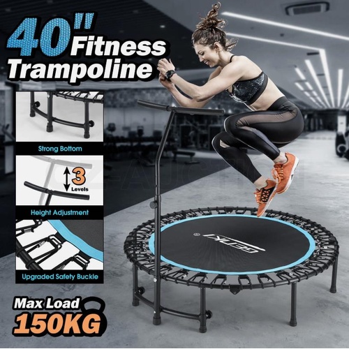 Genki Trampoline Bounce Rebounder Jumping Bungee Exercise Fitness Home Gym Fold