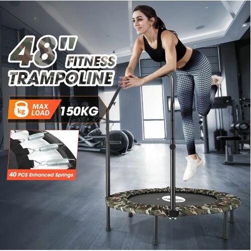 Genki Trampoline Bounce Rebounder Gym Equipment Home Fitness Exercise Adjustable