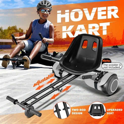 Hover Go Kart Seat Hoverboard Self Balance Adjustable Two Rods Auto Reset