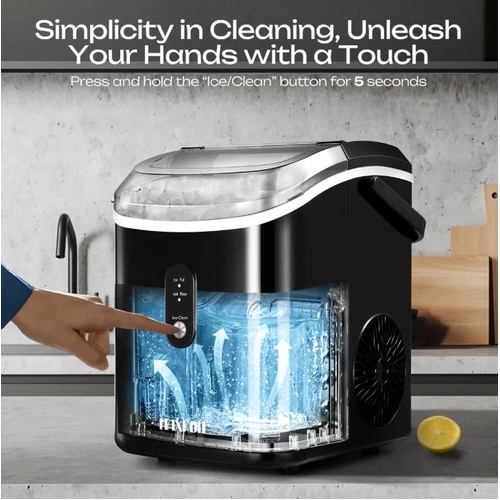 Maxkon Ice Maker 15KG Portable Compact Countertop Ice Cube Pebble Machine
