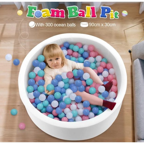 Kids Balls Pit Kit Ocean Foam Ball Play Pool Children Baby Toys Playpen Barrier