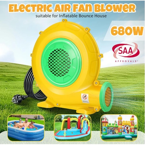 680W Electric Air Pump Blower Inflator Fan Inflatable Jumping Slide Castle House