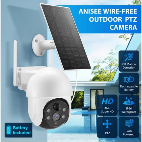 Solar Security Camera Home Wireless Surveillance CCTV Outdoor Home System WiFi 4