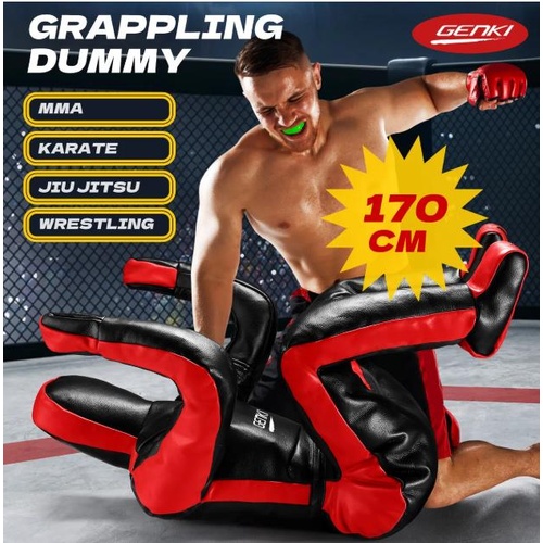 170cm Grappling Dummy MMA Wrestling Jiu Jitsu Unfilled Boxing Punching Bag