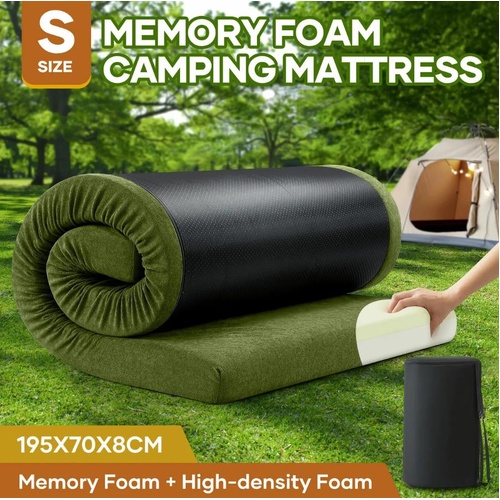 Single Foam Mattress Camping Mat Sleeping Pad Travel Roll Up Floor Cushion Bed