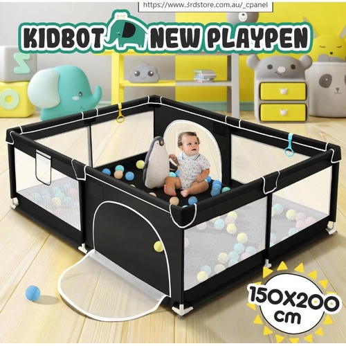 Baby Playpen Playground Fence Pen Kids Safety Gate Indoor Game Activity Centre