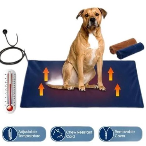 Pet Bed Electric Heating Pad Dogs Cats Heated Thermal Protection Mat Temperature