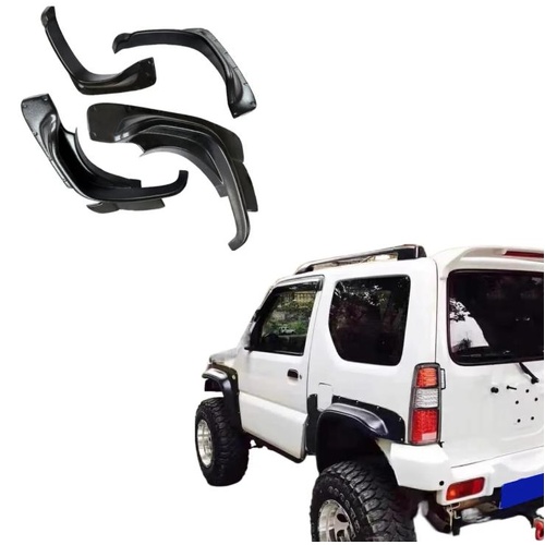 Fender Flares Kit Set For Suzuki Jimny 2007-2018 Wheel Arch Cover Black ABS