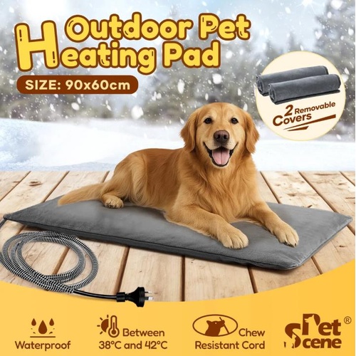 Pet Heating Pad Heated Cat Dog Bed Outdoor Electric Heater Blanket Inflatable