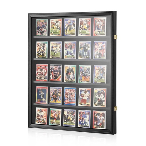 Sports Card Display Case Graded Holder Wall Cabinet NBA Basketball Baseball PSA