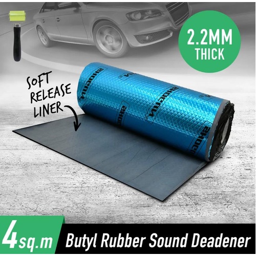 Butyl Sound Deadener Insulation Car Deadening Mat Auto Noise Shock Proofing 4SQM
