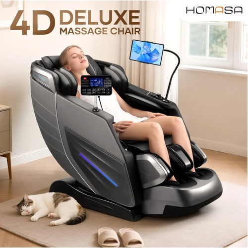HOMASA 4D Massage Chair SL Track Electric Shiatsu Heating Full Body Recliner