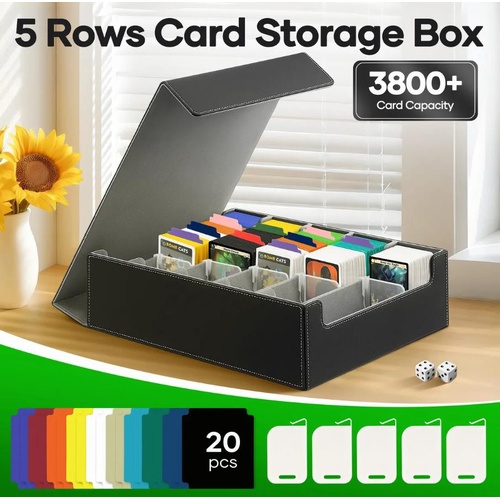 Card Storage Box 3800+ Magic MTG Commander Deck Trading Cards Sports PTCG YuGiOh