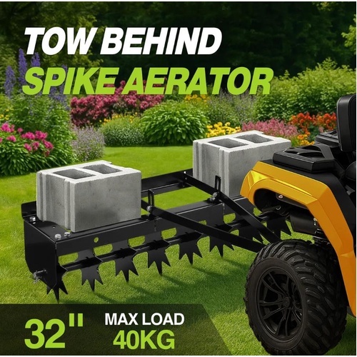 Shogun Tow Behind Lawn Aerator Rolling Spike Grass Soil Penetrator Tractor Mower