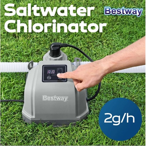 Bestway Pool Salt Water System Saltwater Chlorinator Hydrogenic Chlorine Generat