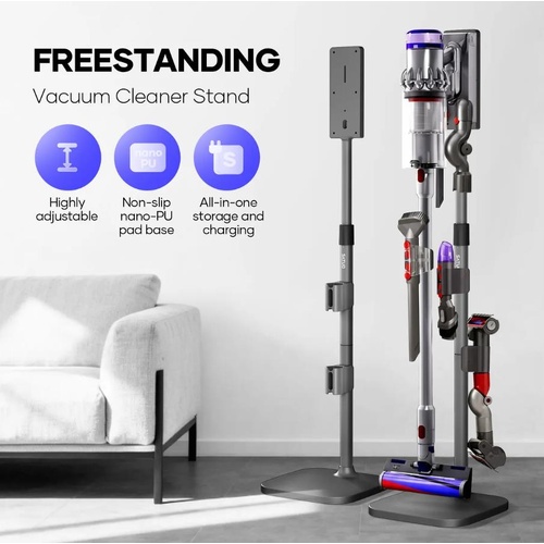 Freestanding Dyson Vacuum Cleaner Stand Adjustable Rack V7 V8 V10 V12 V15 Slim