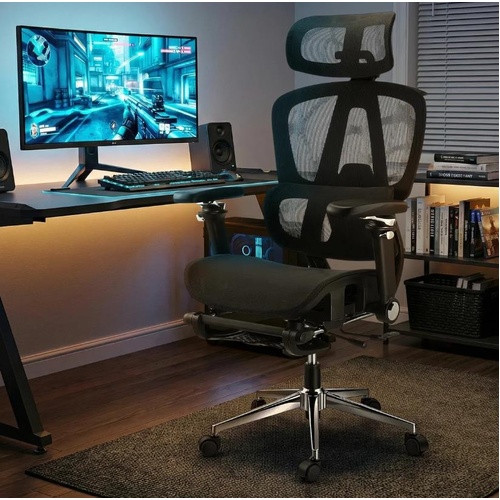 Mesh Office Chair Ergonomic High Back Comfortable Recliner Adjustable Armrests
