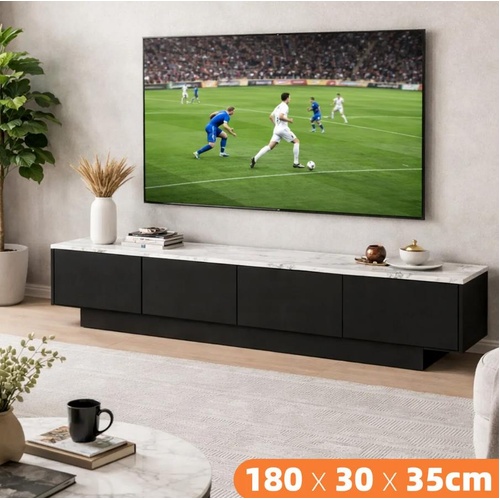 TV Cabinet Stand Unit Console Table Bench 180cm Entertainment Center Drawers