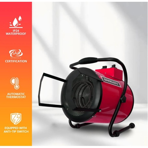 Electric Industrial Fan Heater Portable Workshop Room Space Carpet Dryer 3000W