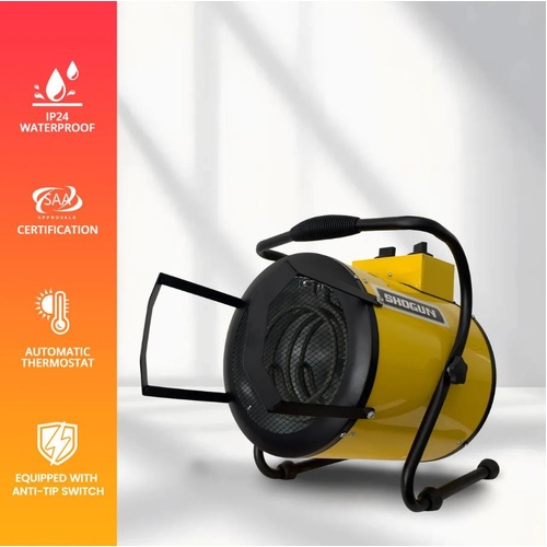 Portable Electric Heater Industrial Fan 2In1 3000W SAA