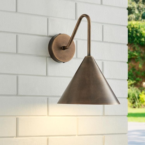 Presley Curved Arm Outdoor Wall Light