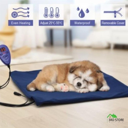 Electric Pet Heat Pad Cat Dog Heating Pad Mat Keep Warmer Mat 50x50cm