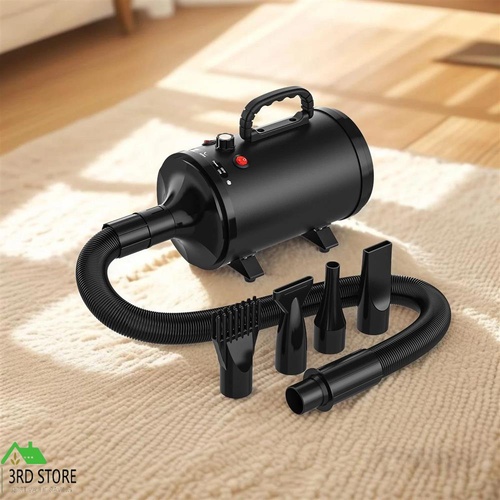 Oppsbuy Pet Hair Dryer Speed Adjustable Dog Cat Grooming Blow Dryer with Heater