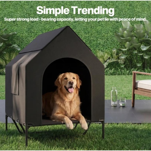 Advwin 48" 2-in-1 Dog Kennel House Weatherproof for Dogs