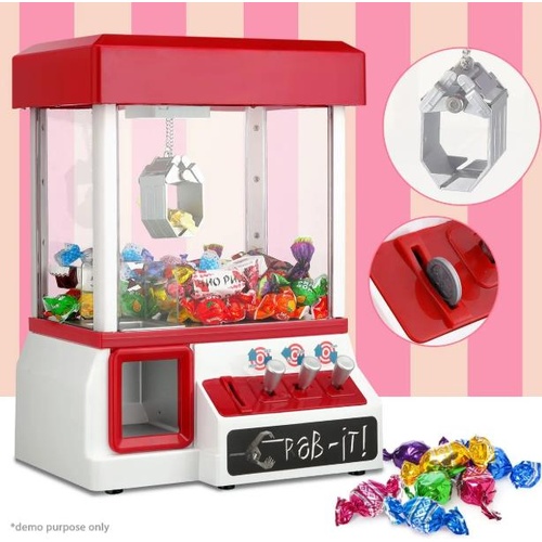 Carnival Style Vending Arcade Claw Candy Grabber Prize Machine Game Kids Toy