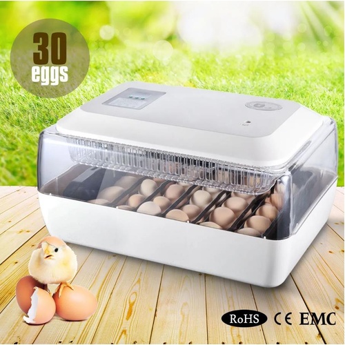 Auto-Turning Digital 30 Eggs Incubator Automatic Hatch Chicken Duck Egg Turner