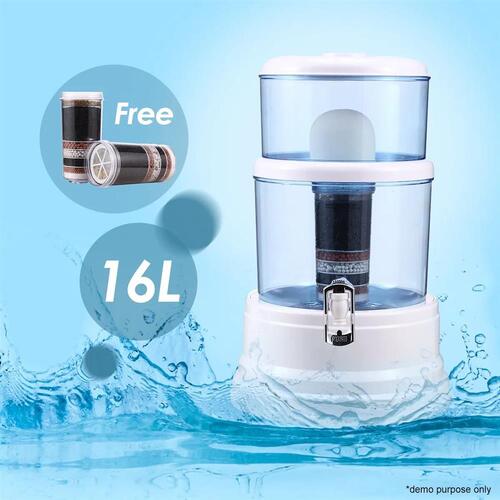 8 Stage Water Filter Dispenser Purifier Carbon Stone Benchtop Ceramic Disoenser