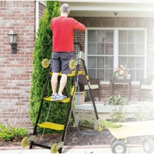 4in1 Wonder Trolley Wheel Cart Furniture Dolly Hand Truck Step Ladder Safety